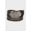 Vintage Belt with Braiding