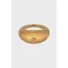 Aqua Mini Gold Ring