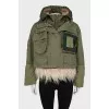 Double jacket with tag