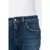 Blue jeans with scuffs