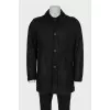 Men's straight cut sheepskin coat