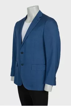 Men's silk jacket