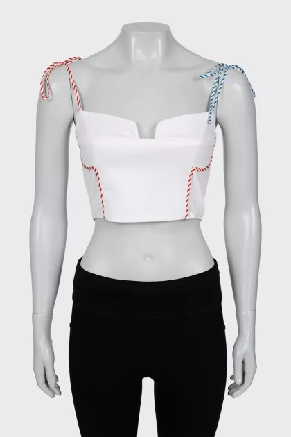 White tank top