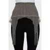 Gray Basque with Rhinestones