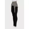 Gray Basque with Rhinestones