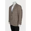 Men's Checkered Wool Blazer