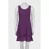 Vintage dress in purple color