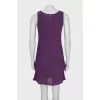 Vintage dress in purple color