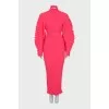 Dress with puff sleeves with tag