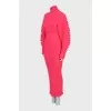 Dress with puff sleeves with tag