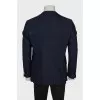 Men's blue wool jacket