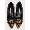 Pony skin stiletto heels