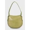 Bag with animalistic embossed leather