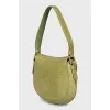 Bag with animalistic embossed leather