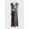 Silk Print Maxi Dress