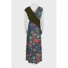 Silk Print Maxi Dress