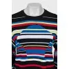 Multicolored striped jumper