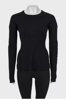 Cashmere jumper in black