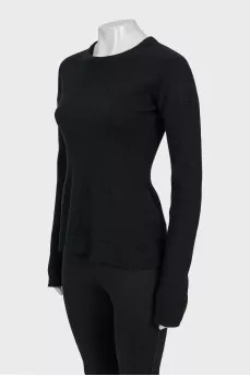 Cashmere jumper in black