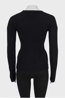 Cashmere jumper in black
