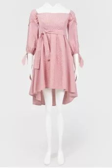 Striped cotton dress