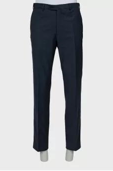 Men's wool trousers with arrows