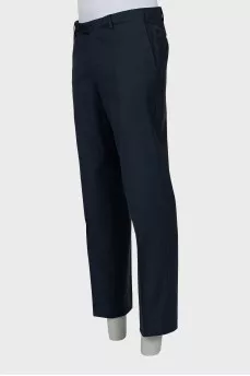 Men's wool trousers with arrows
