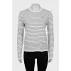Longsleeve with striped print