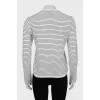 Longsleeve with striped print