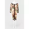 Translucent dress in a floral print