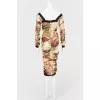 Translucent dress in a floral print