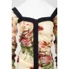 Translucent dress in a floral print