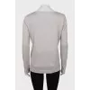 Longsleeve made of cashmere and silk