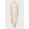 Silk dress with tag