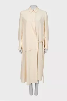 Silk dress with tag