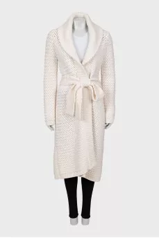 Cashmere wrap cardigan