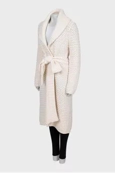 Cashmere wrap cardigan