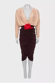 Batwing Sleeve Dress