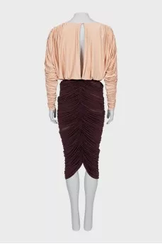 Batwing Sleeve Dress