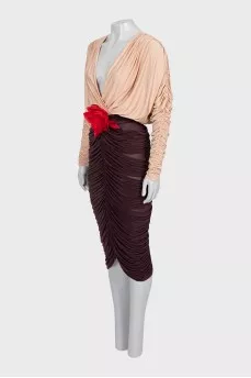 Batwing Sleeve Dress