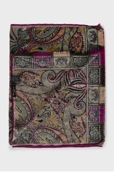Cashmere and silk scarf