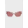 Clear cat eye sunglasses