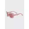 Clear cat eye sunglasses