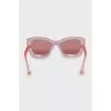 Clear cat eye sunglasses