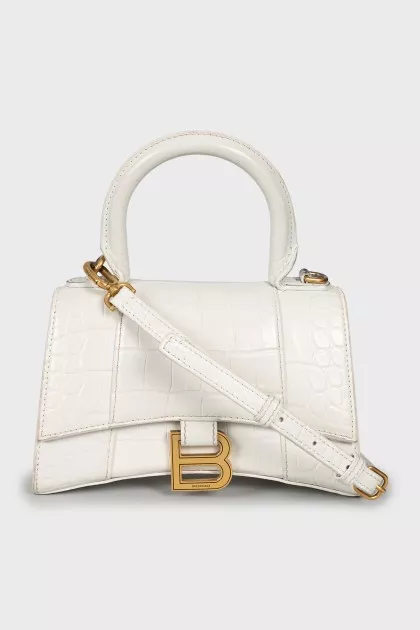 Hourglass Leather Bag