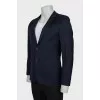 Men's Blue Wool Jacket