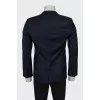 Men's Blue Wool Jacket