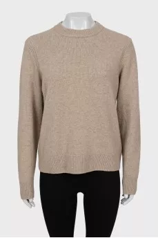 Cashmere straight cut jumper