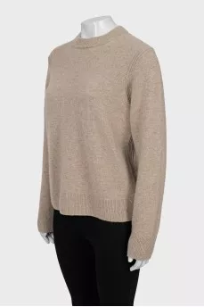 Cashmere straight cut jumper