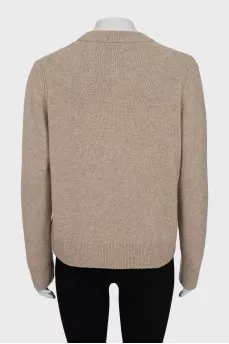 Cashmere straight cut jumper